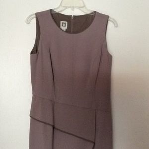 Sheath Style Anne Klein Dress Taupe